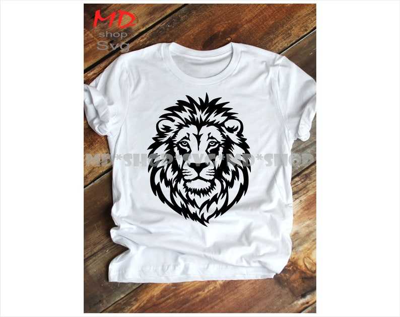 Lion SVG Lion Head Silhouette SVG#6