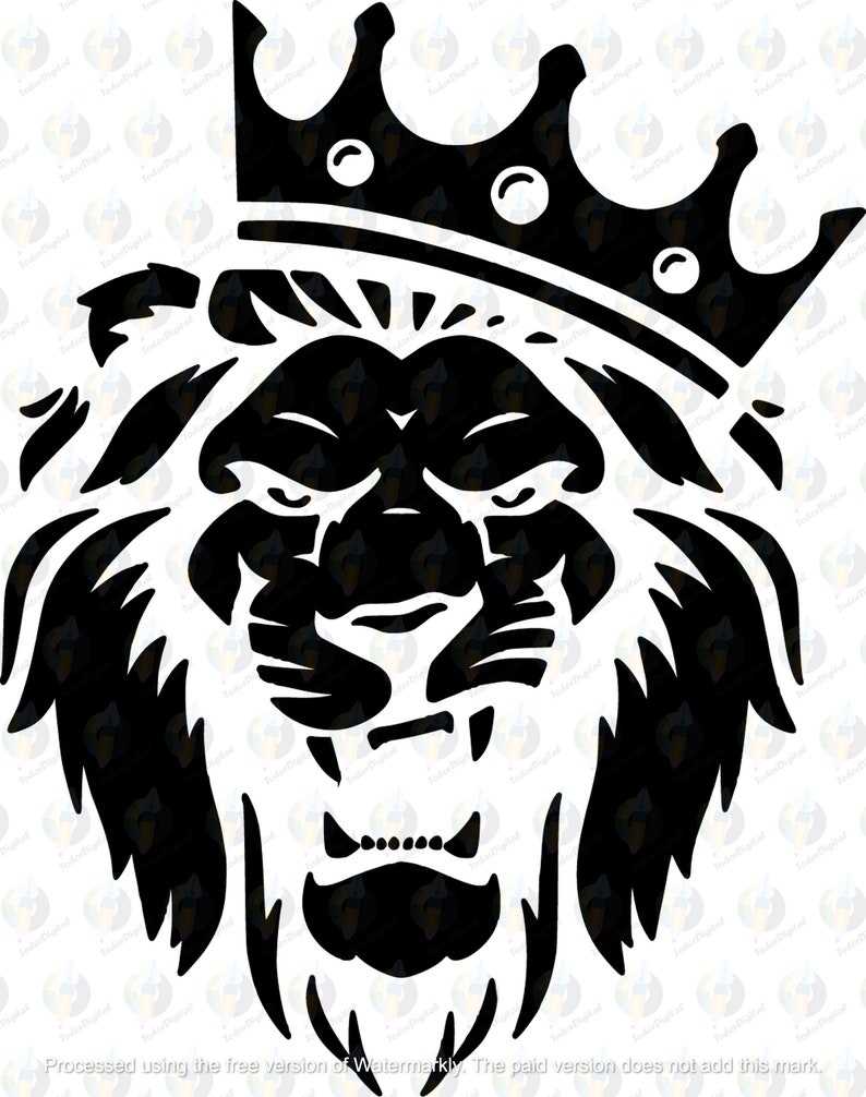 king lion tattoo designs