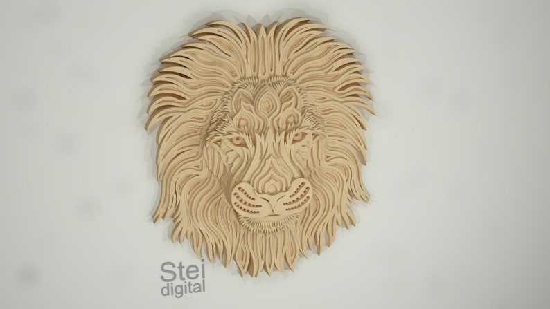 3D Lion Svg 3D Lion Head Svg 3D Lion Mandala Svg Zodiac Signs Svg Cut Files For Cricut#6