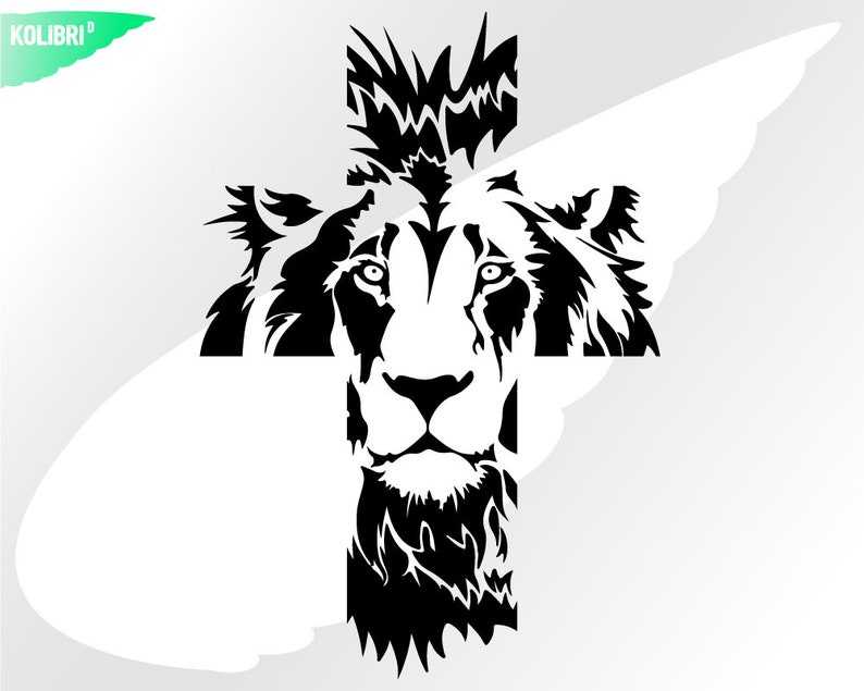 Lion of Judah svg – Judah clipart – Lion svg – Lion cross svg – Animal svg – Cat svg – Lion king svg – eps#1