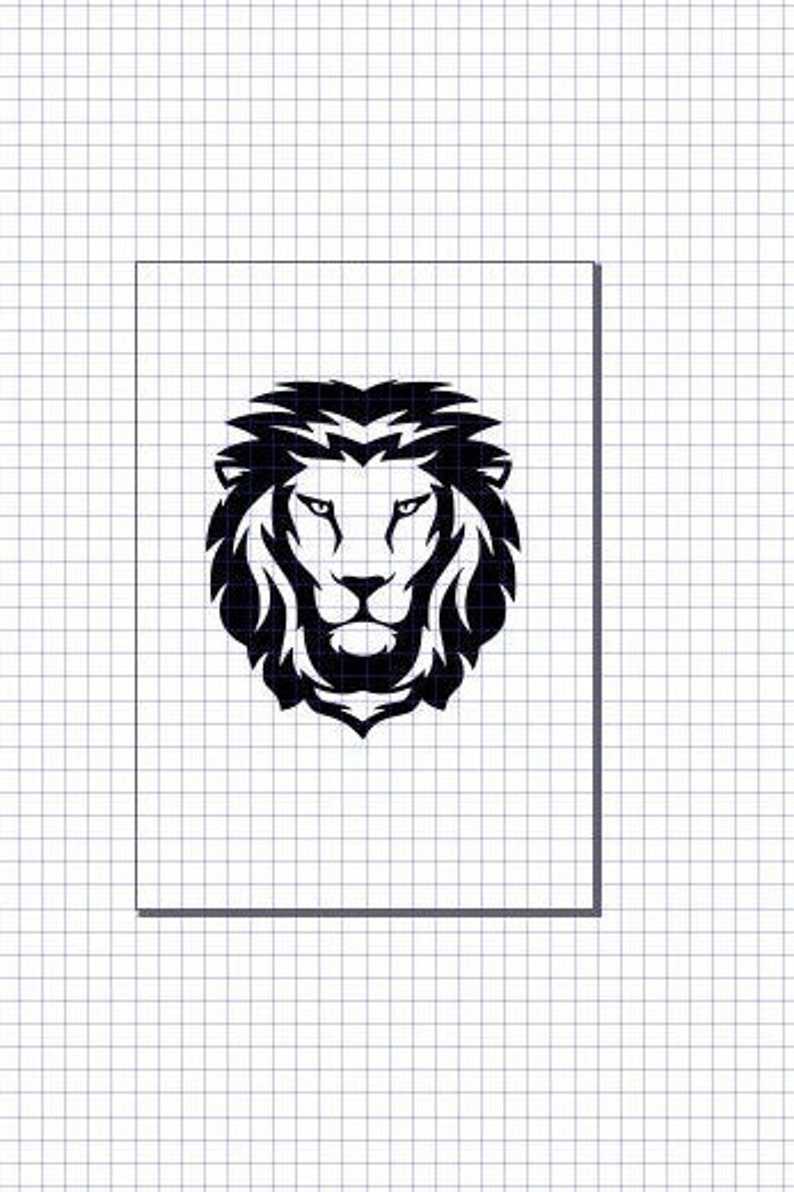 Lions Head Svg Lions Svg File For Cricut