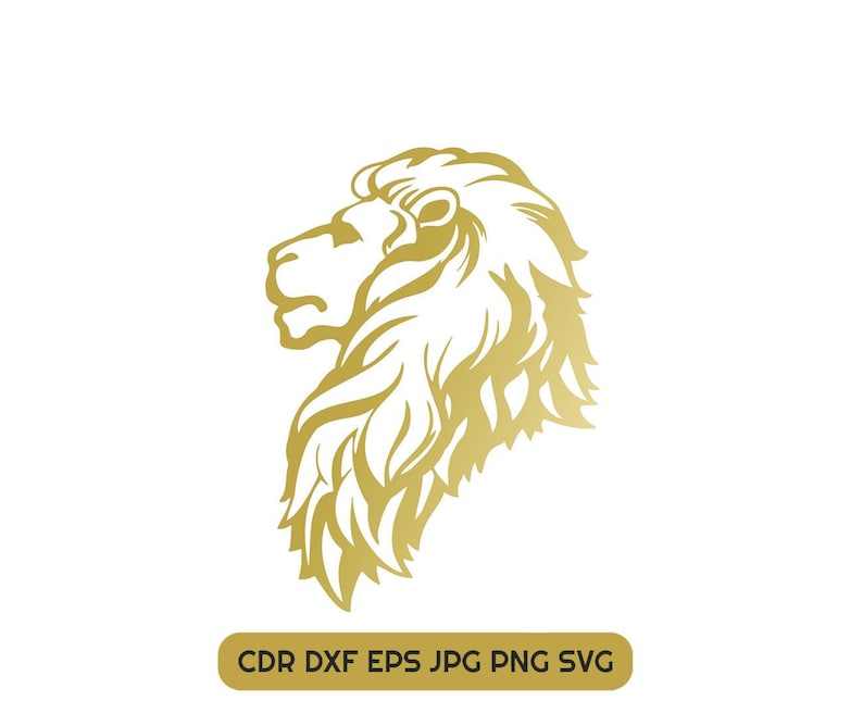 Digital Lion Svg Cut File Instant Download Lion King Svg Lion Head Svg Cut Files 