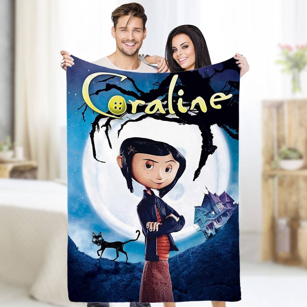 Coraline blanket deals