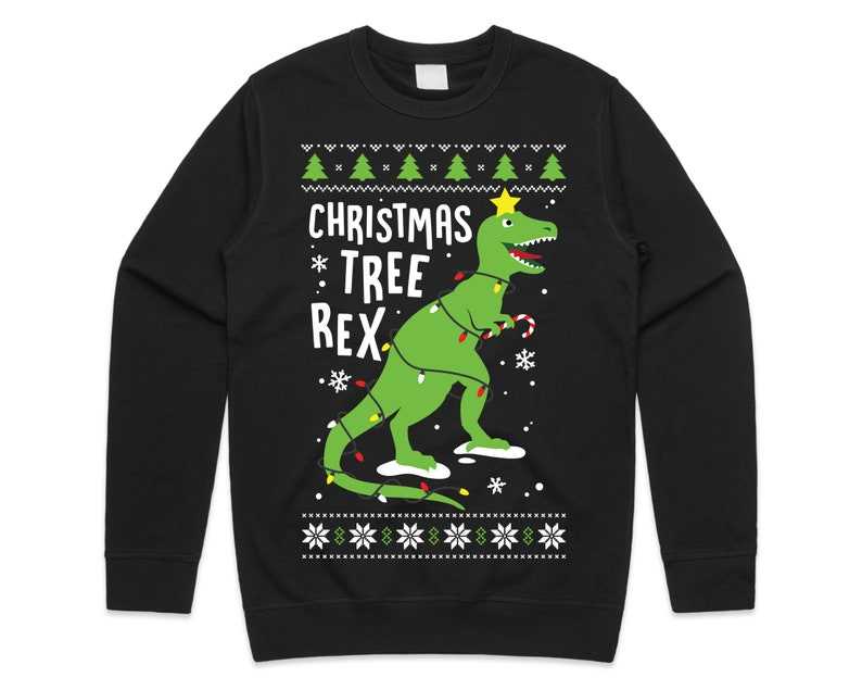 T rex cheap xmas jumper