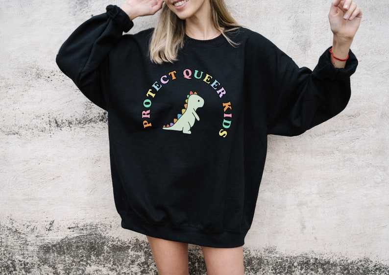 Dinosaur Sweatshirt - Dinosaur Sweater - Womens Sweatshirt