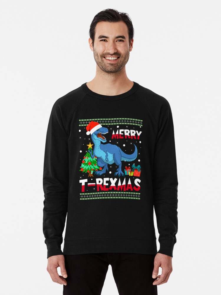 boys dinosaur christmas sweater