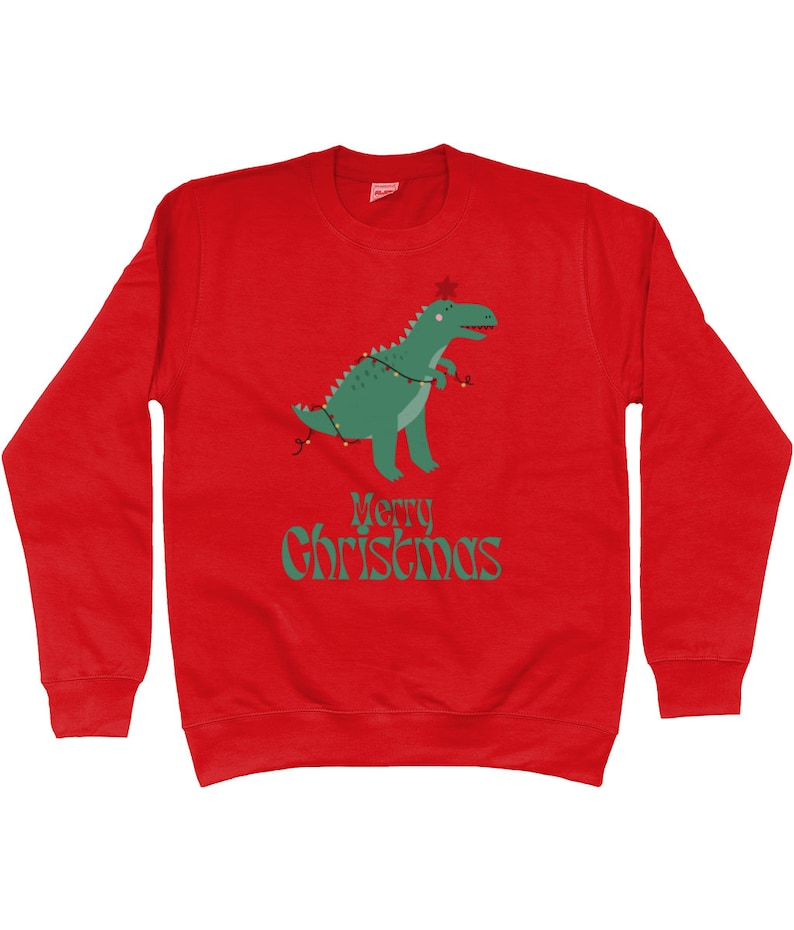 Dinosaur Sweater Unisex Mens Womens Funny Xmas Jumper Holiday Season dinosaursweater