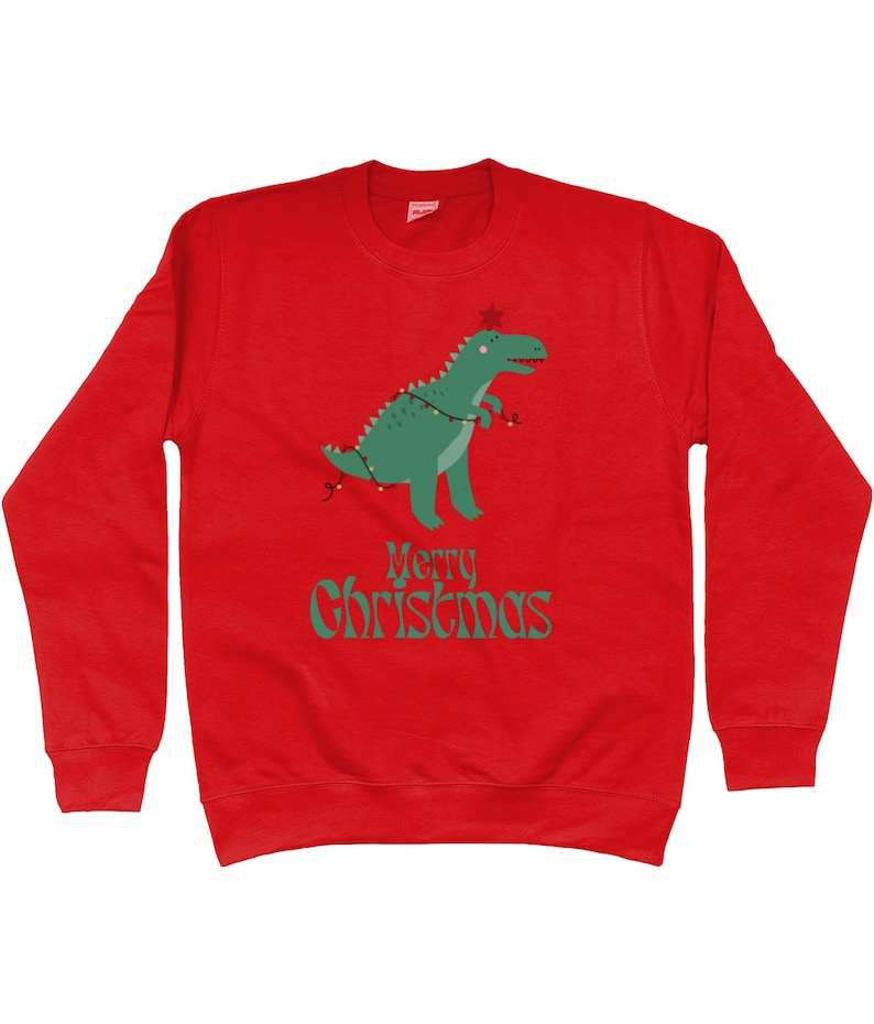 Womens dinosaur clearance christmas jumper