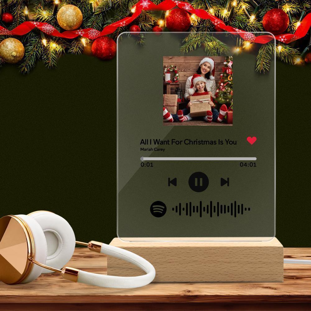 Personalizado Spotify Código Noche Ligero Personalizado Acrílico Lámpara - 5.9IN X 7.7IN - myspotifyplaquees