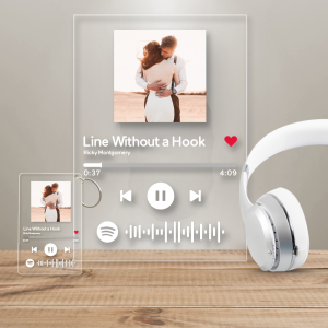 Spotify Vaso Música Placas Escaneable Spotify Código Marco Con UN Gratis Mismo Diseño Llavero - myspotifyplaquees