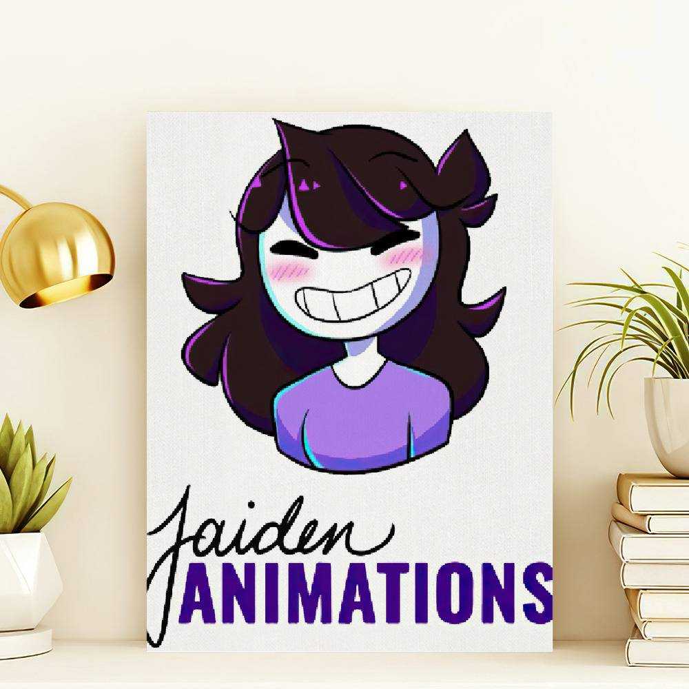 Jaiden Animations Jaiden Animations and Parrot Canvas Classic Celebrity  Canvas