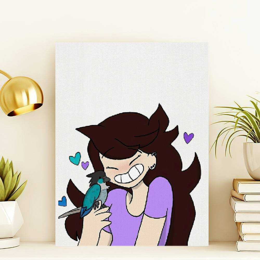 Jaiden Animations Jaiden Animations and Parrot Canvas Classic Celebrity  Canvas