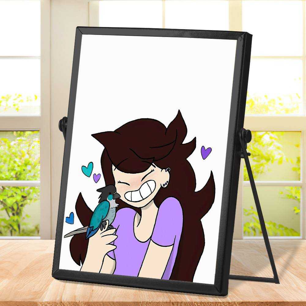 Jaiden Animations Merch Jaiden Animations and Parrot Plaque Classic  Celebrity Plaque