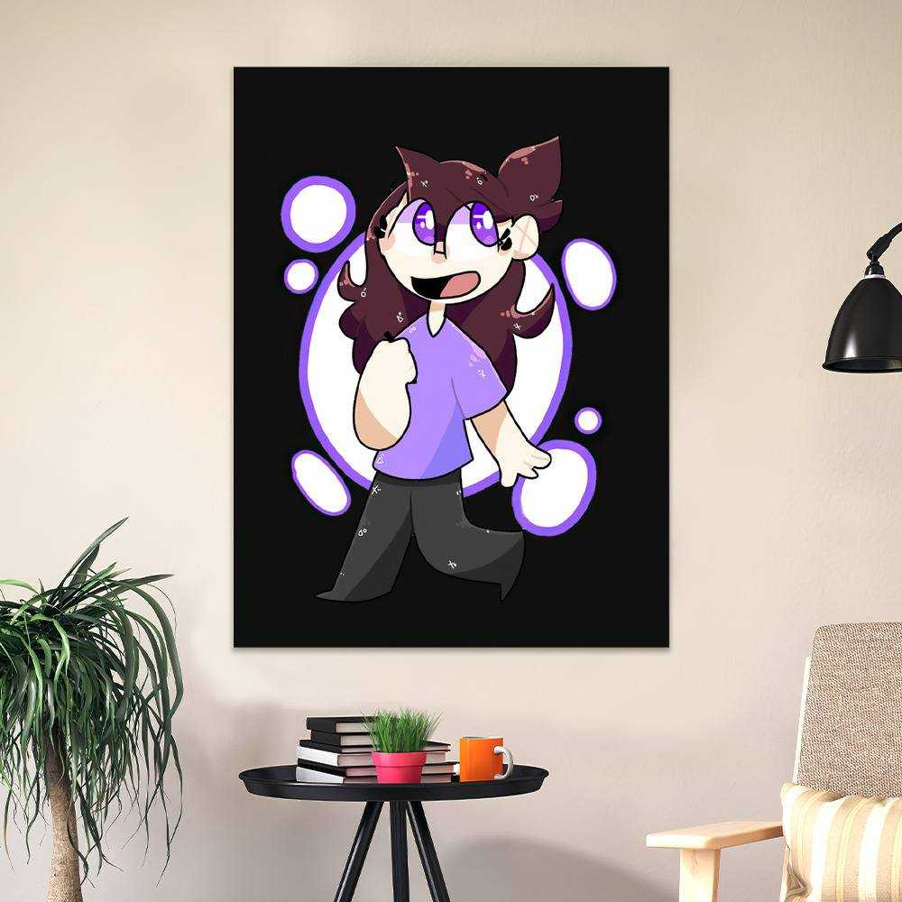 Jaiden Animations Merch Poster Art Wall Poster Sticky Poster Gift