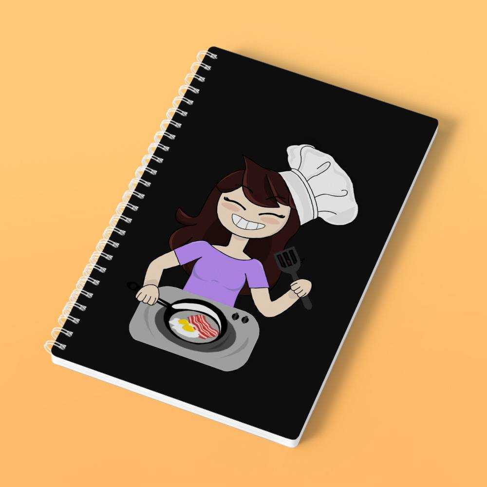 QSMP Jaiden Animations slaying Spiral Notebook by BonnBr111