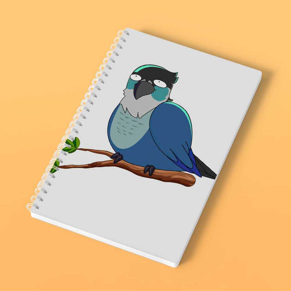 Jaiden Animations Spiral Bound Notebook Journal Diary Gift for Fans Parrot  Watching You