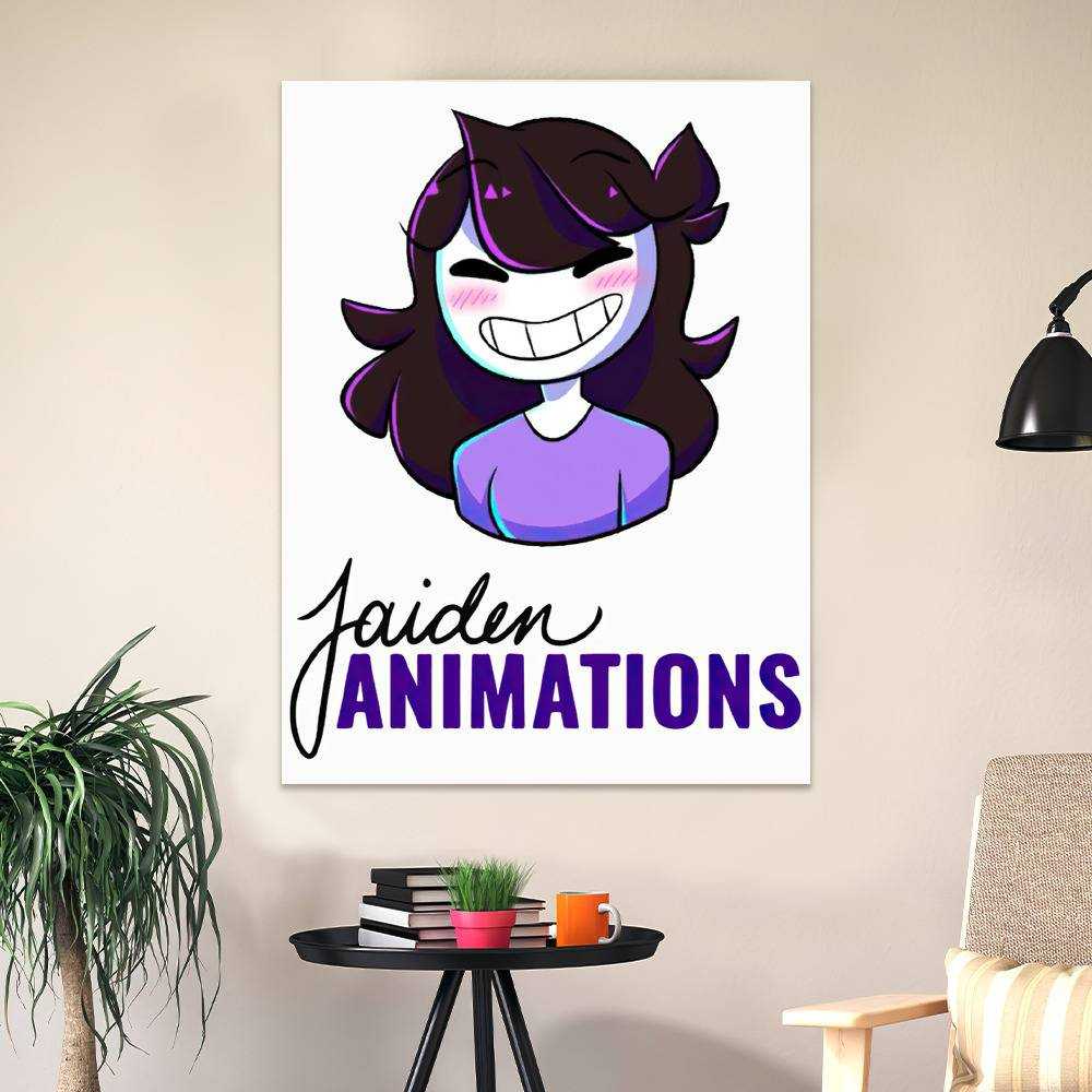 Jaiden Animations Merch Poster Art Wall Poster Sticky Poster Gift