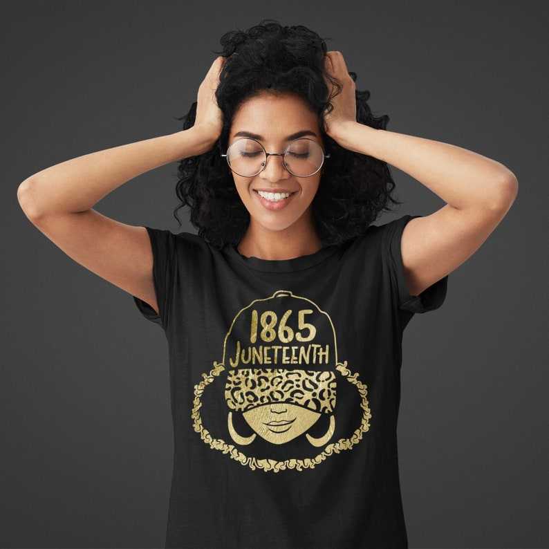 Juneteenth 1865 Svg, 1865 Juneteenth svg - Celebrate Black History svg - Black Girl Magic svg - Afro Woman png#8