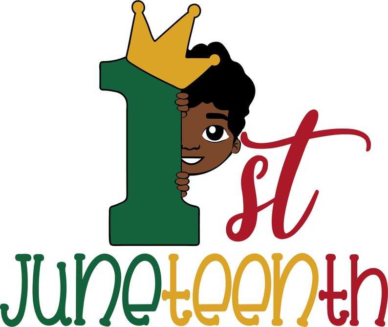 Juneteenth Svg, Cute Black African American Kids Svg - Peek a Boo Svg Bundle - 1st Juneteenth#3