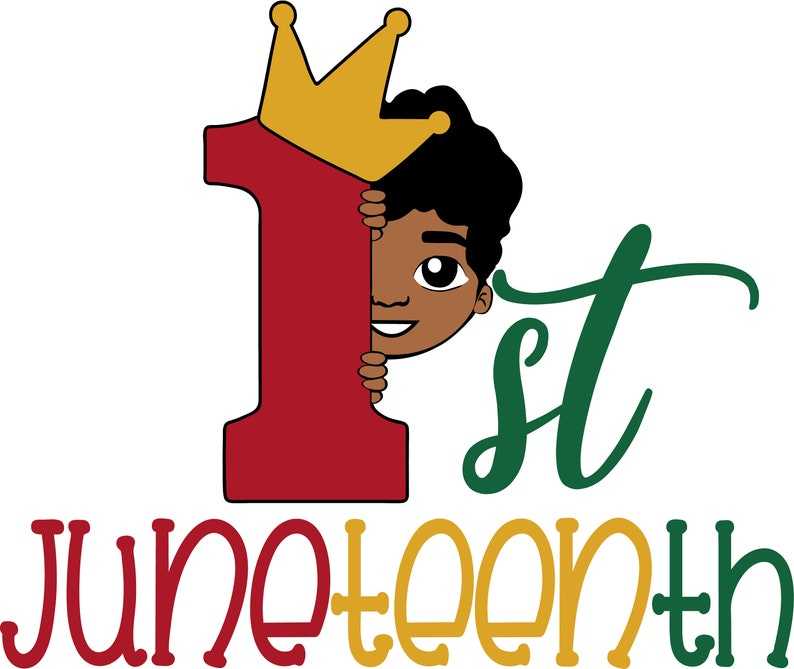 Juneteenth Svg, Cute Black African American Kids Svg - Peek a Boo Svg Bundle - 1st Juneteenth#2