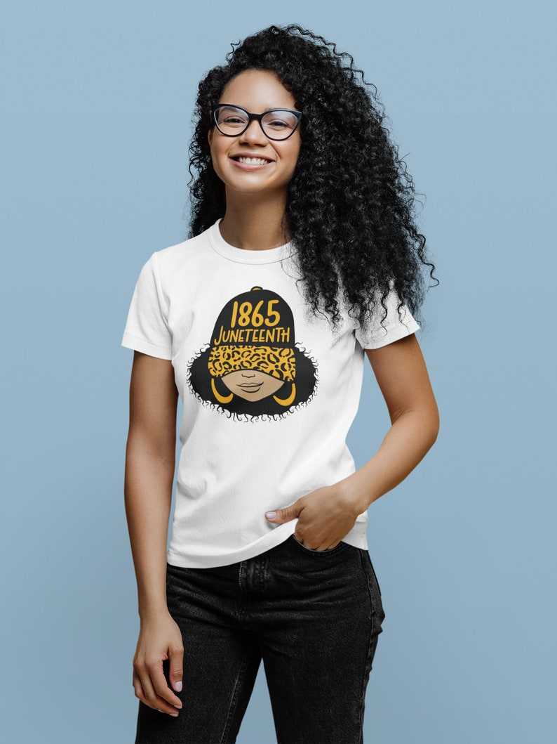 Juneteenth 1865 Svg, 1865 Juneteenth svg - Celebrate Black History svg - Black Girl Magic svg - Afro Woman png#4