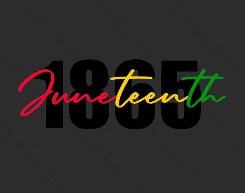 Juneteenth 1865 Svg, Celebrate Juneteenth Day Black History Svg - Black Power Gift - Digital Download DTG Sublimation Cricut File SVG &amp; PNG#1