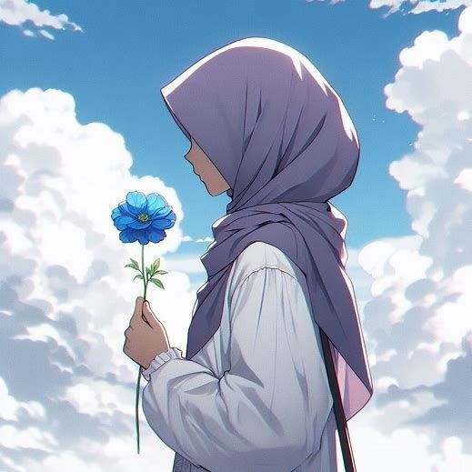 animated hijab girl dp instagram