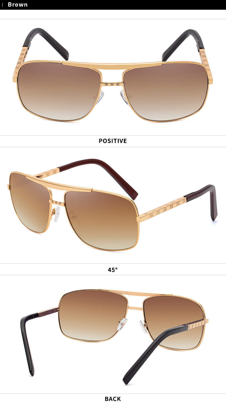 Andrew Tate Sunglasses Gold/Brown, Andrew Tate Sunglasses