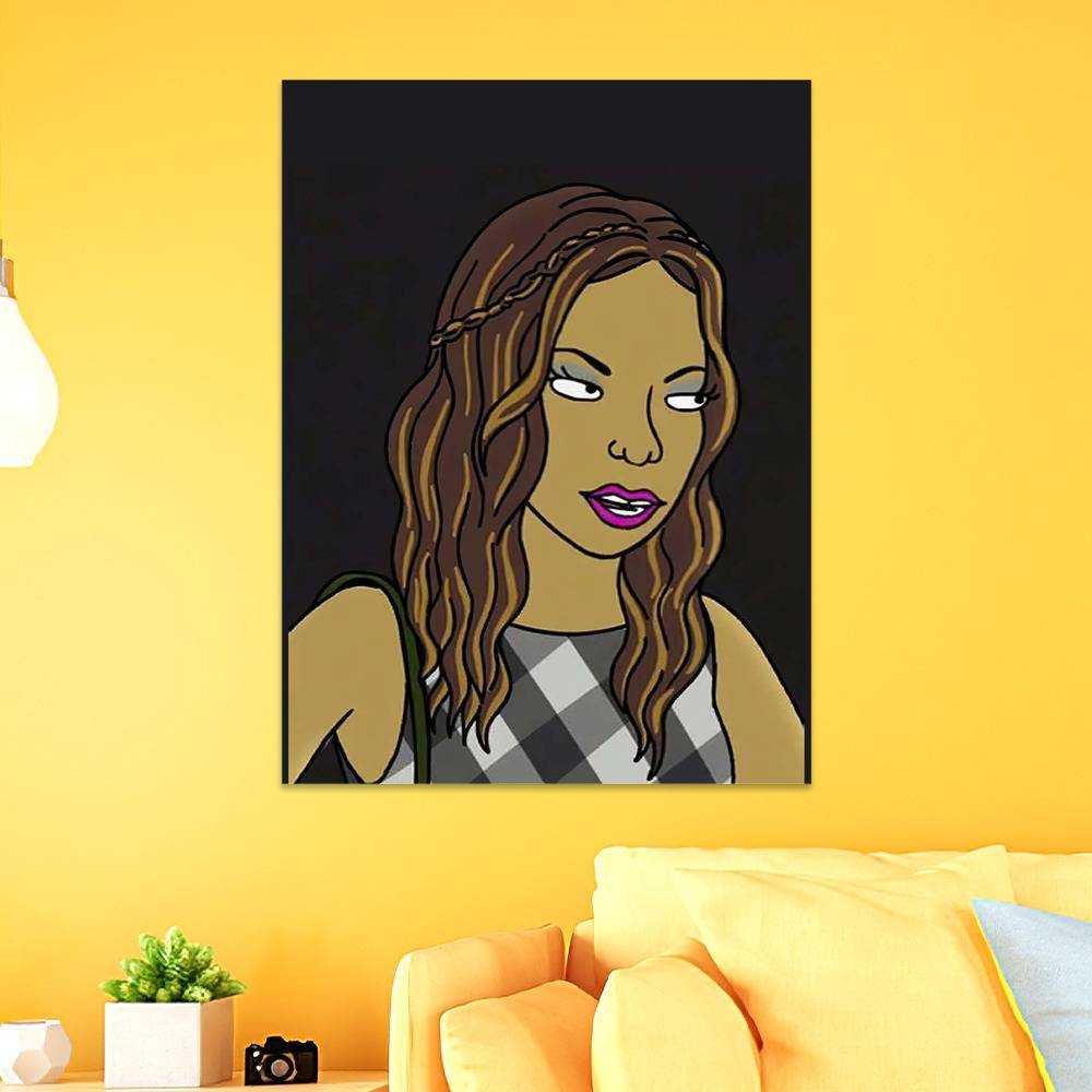 Bojack Horseman Poster Mr Peanutbutter Pop Art Wall Decor 