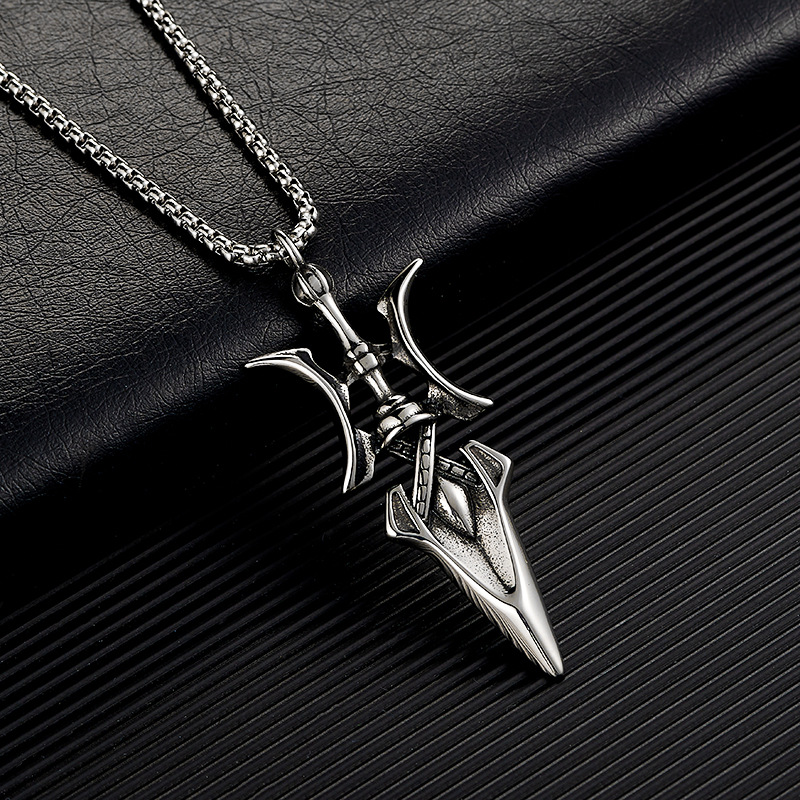 Pendant Necklaces Anime Misa Amane Cosplay Key Chain Necklace Halberd Pendant  Necklaces For Men Boys Girl Goth Cross Choker Death Note JewelryL231215  From 3,45 € | DHgate