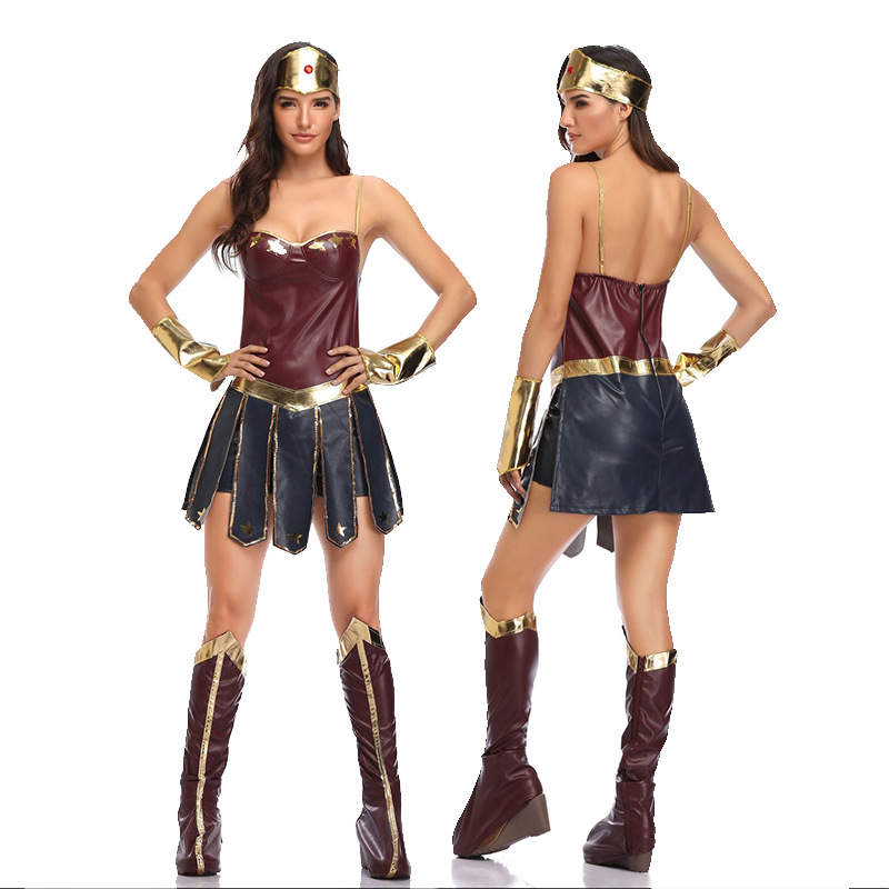 Deluxe Halloween Supergirl Costume adulto donna supereroe Superwoman Fancy  Dress