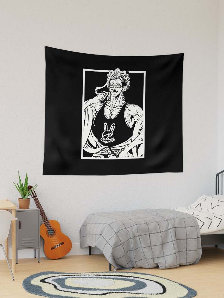 Black And White Anime Tapestry Highest Quality Japanese Anime God Buddha Tapestry#1