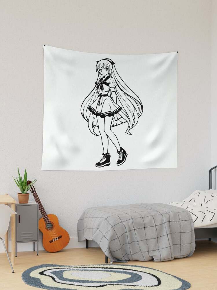 Cute anime tapestry sale