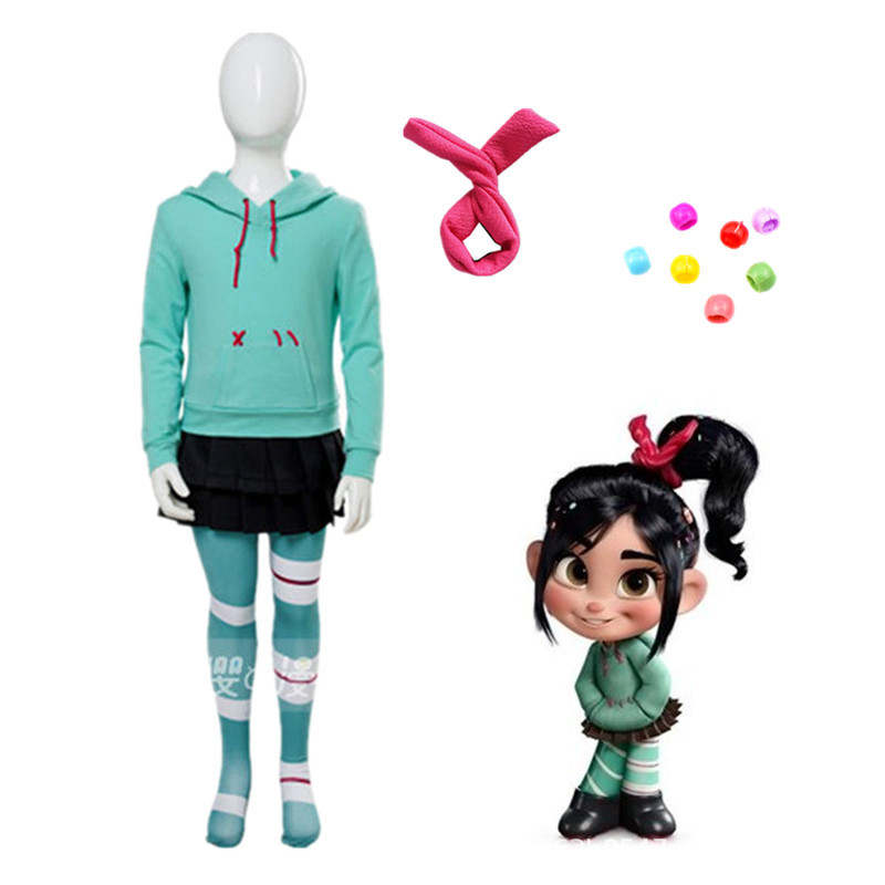 Wreck-It Ralph 2 Vanellope Costume for Girls with UK