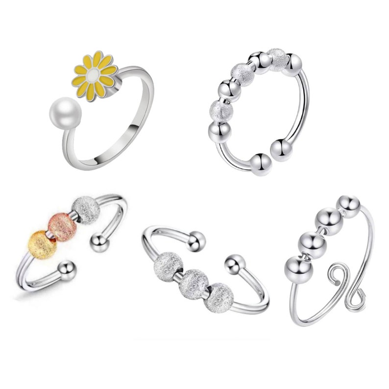 Fnxiety fidget ring, Adjustable Fidget Ring anxietyring.store