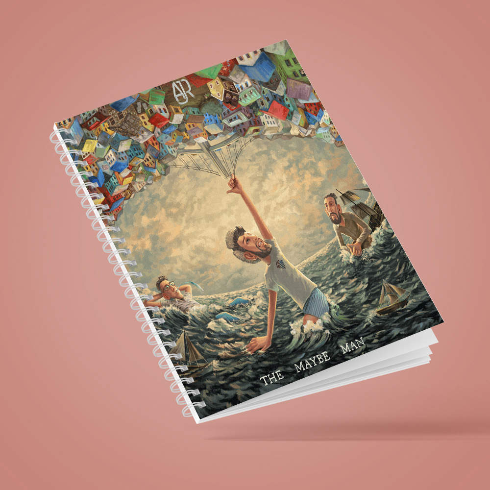 AJR Spiral Bound Notebook Journal Diary Gift for Fans The Maybe Man Notebook