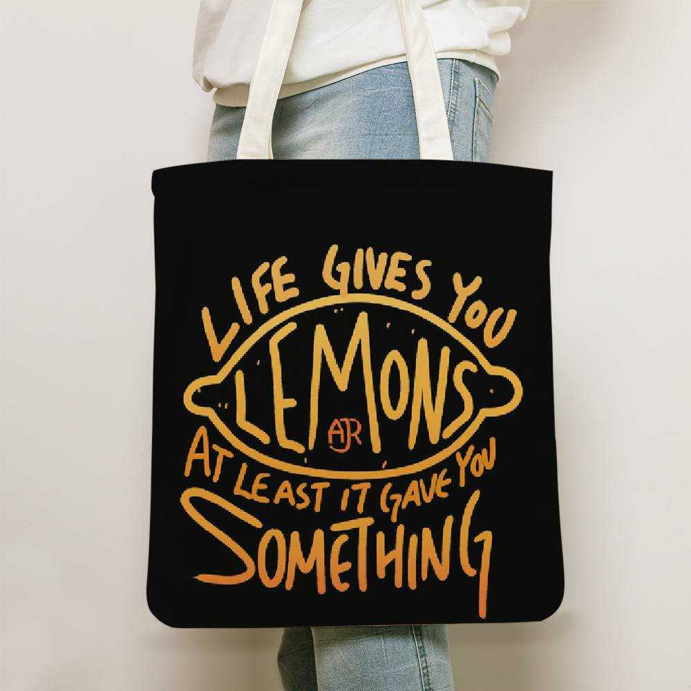 Ajr Totebag Classic Celebrity Totebag When Life Gives You Lemons Totebag