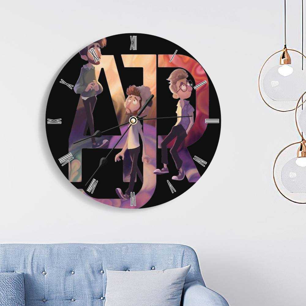 Ajr Round Wall Clock Home Decor Wall Clock Gifts for Ajr Fans The Weak Wall Clock