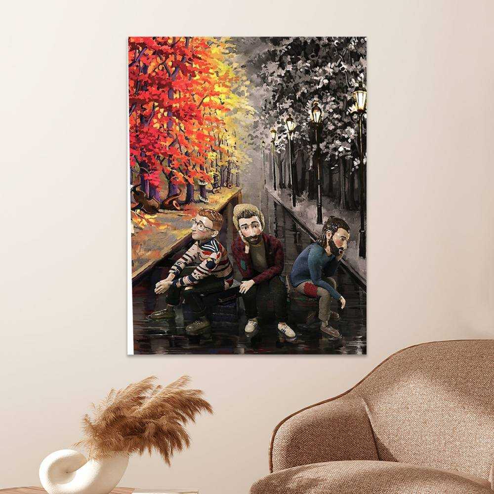 Ajr Merch Poster Art Wall Poster Sticky Poster Gift for Fans OK Orchestra Essential Poster