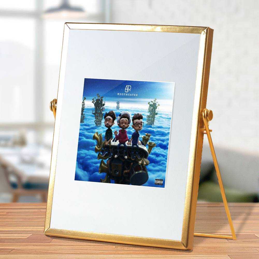 Ajr Plaque Classic Celebrity Plaque Neotheater by Ajr Plaque with Golden Frame