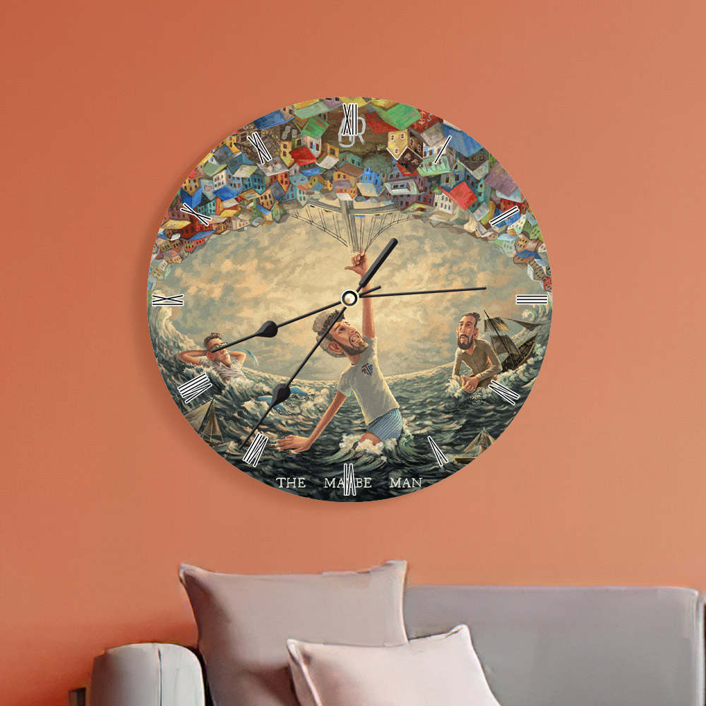 AJR Round Wall Clock Home Decor Wall Clock Gifts for AJR Fans The Maybe Man Wall Clock