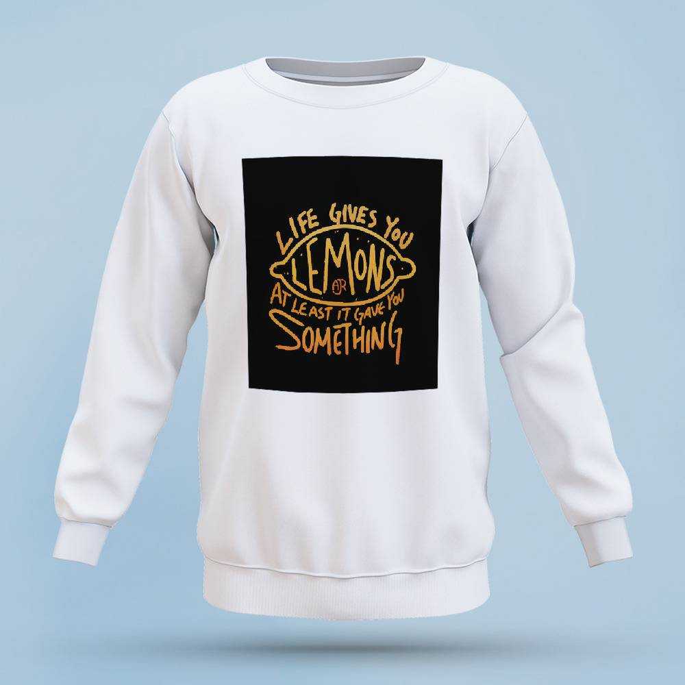 Ajr Sweatshirt Classic Celebrity Sweatshirt When Life Gives You Lemons Sweatshirt