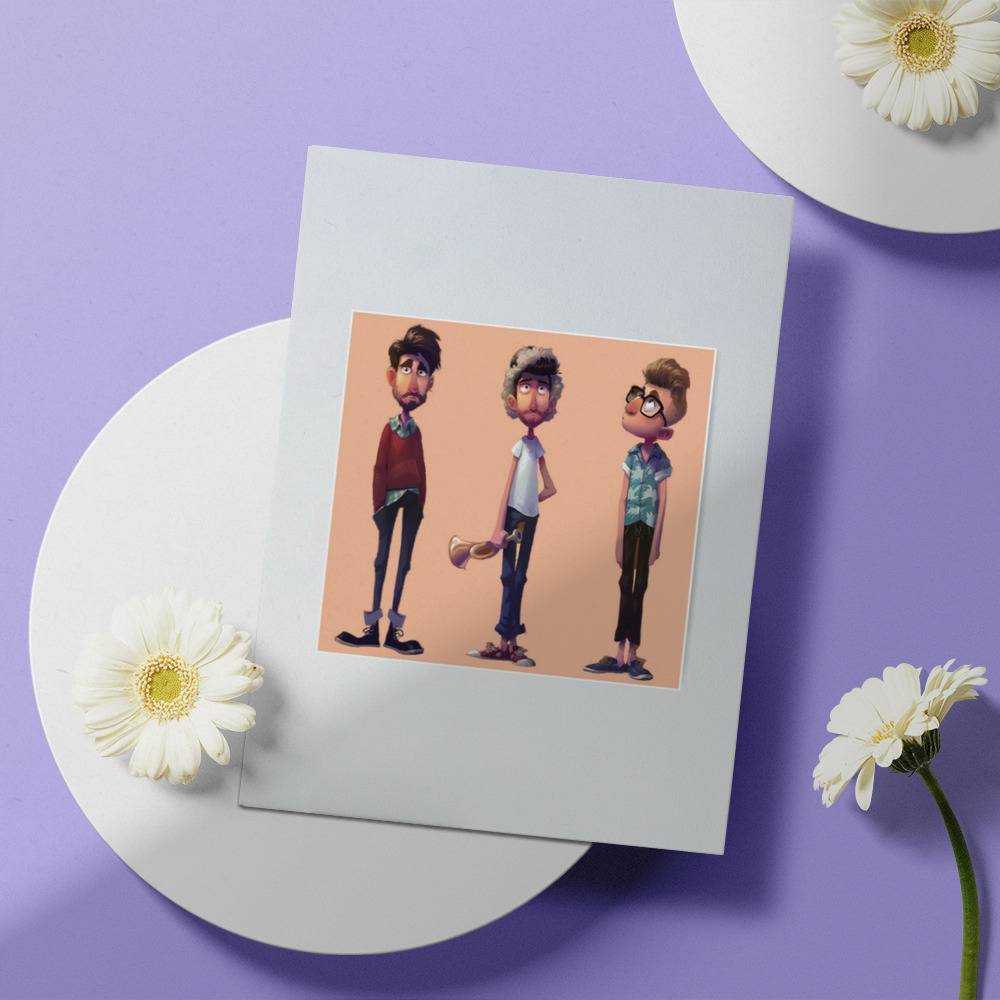 Ajr Greeting Card Classic Celebrity Greeting Card Ajr Tour by Ajr Greeting Card