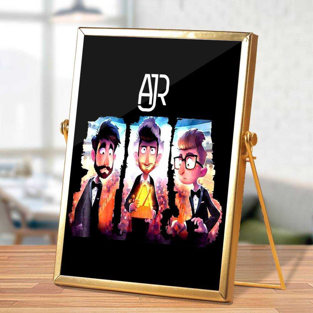 Ajr Plaque Classic Celebrity Plaque The Click Tour Essential by Ajr Plaque with Golden Frame