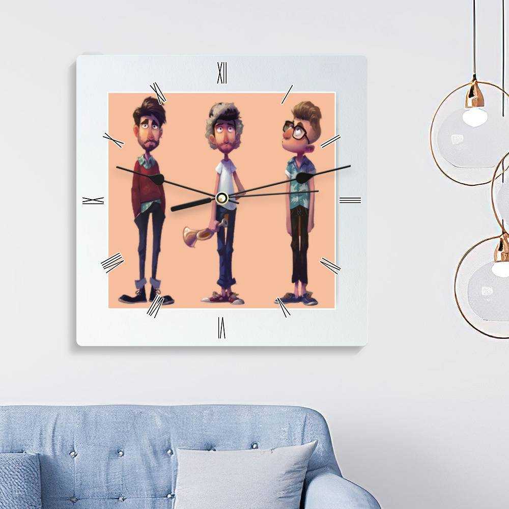 Ajr Square Wall Clock Home Decor Wall Clock Gifts for Ajr Fans Ajr Tour Wall Clock