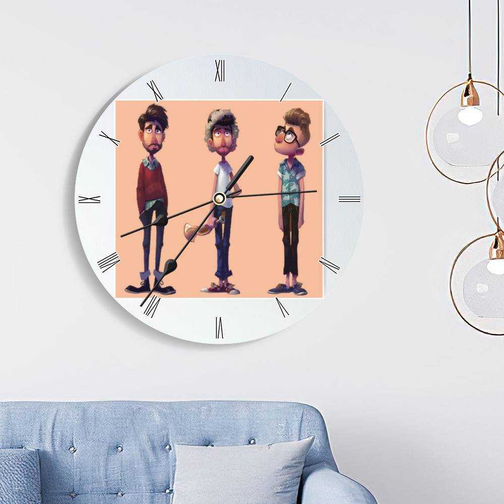 Ajr Round Wall Clock Home Decor Wall Clock Gifts for Ajr Fans Ajr Tour Wall Clock