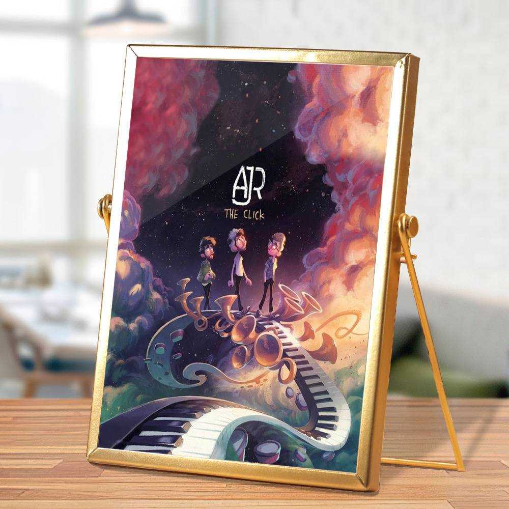 Ajr Plaque Classic Celebrity Plaque The Click Tour by Ajr Plaque with Golden Frame