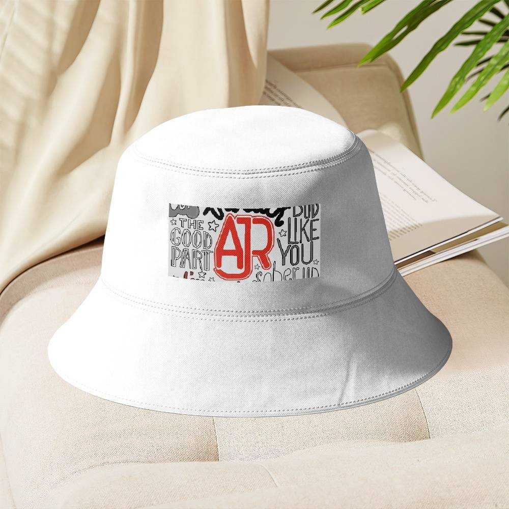 Ajr Bucket Hat Unisex Sun Hat Gifts for Ajr Fans The Click With Background Fisherman Hat