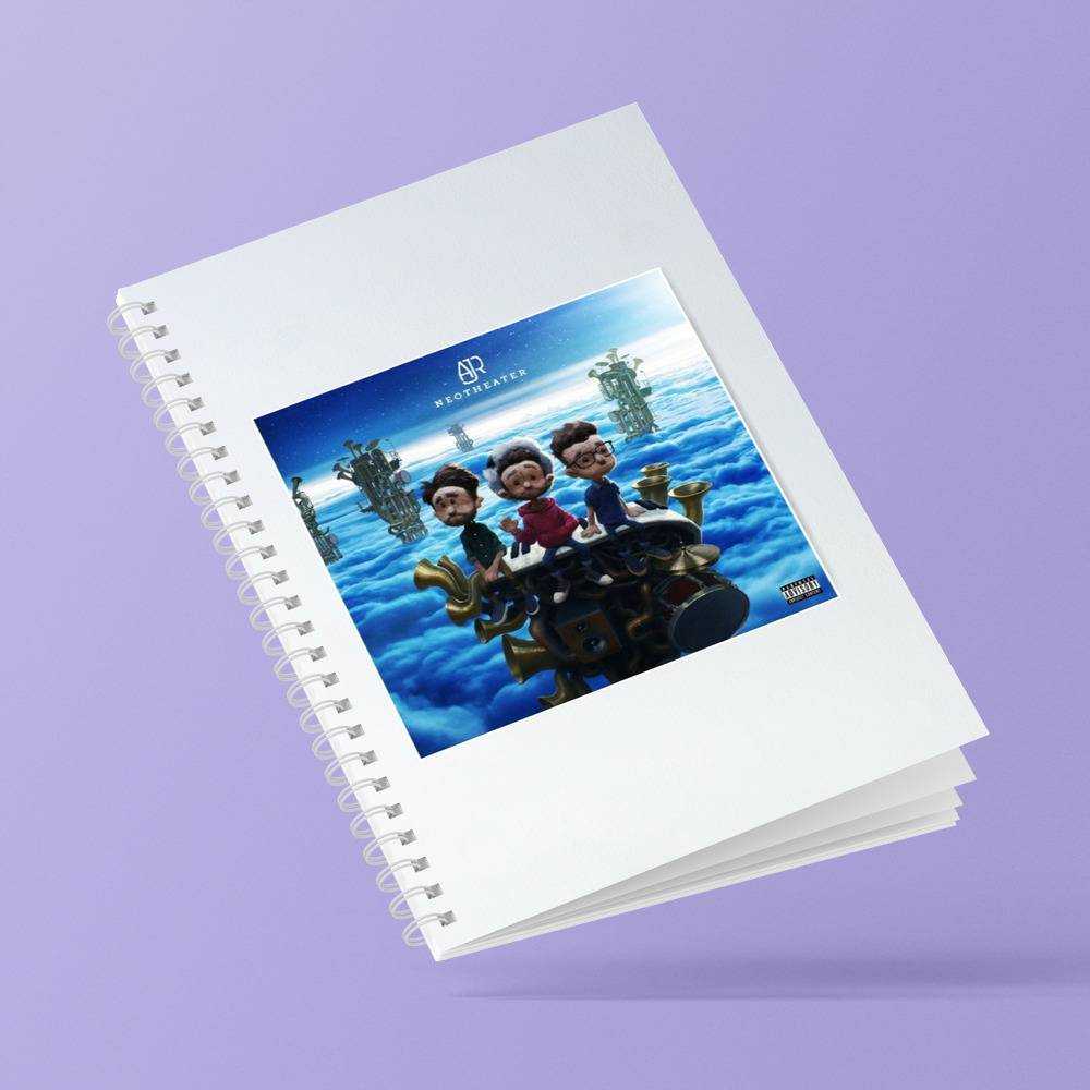 Ajr Spiral Bound Notebook Journal Diary Gift for Fans Neotheater Notebook