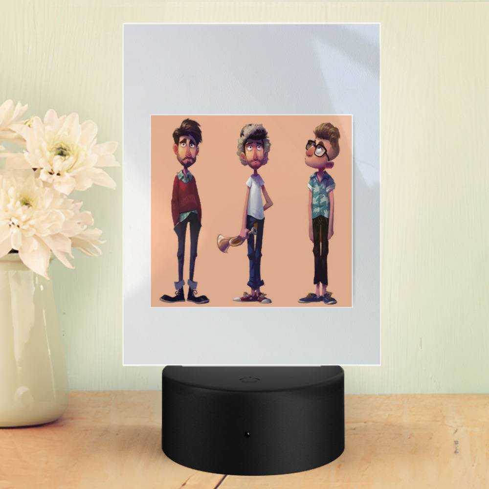 Ajr Lamp Classic Celebrity Night Light Ajr Tour by Ajr Lamp with Plastic Base